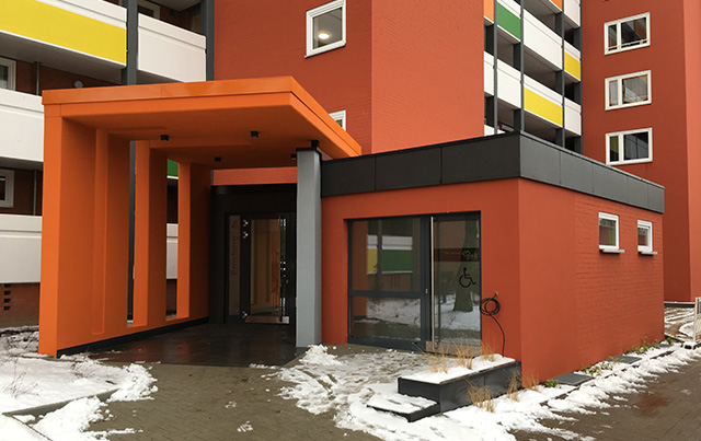 Maleraußenarbeiten an Mehrfamilienhaus in Uelzen